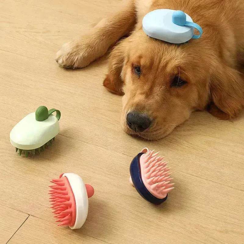 Soft Silicone Pets Hair Remover Comb Handheld Bath Shower Hair Shampoo Massage Brush For Dogs Cats Cleaning Tools Pet Products - EX-STOCK Canada