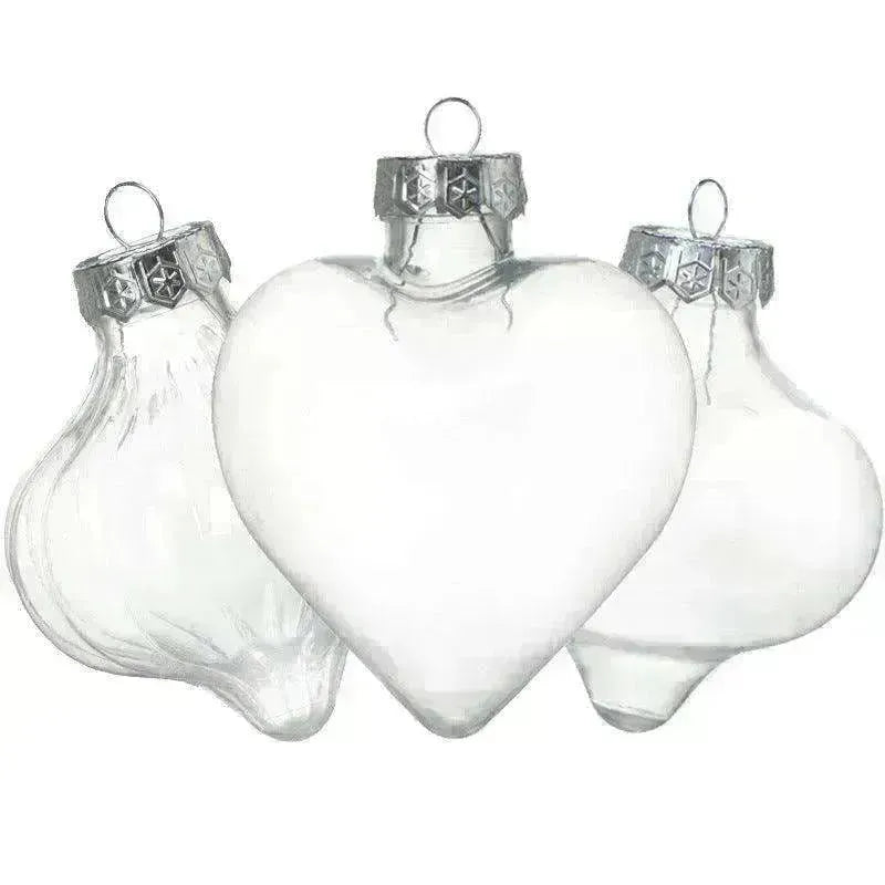 Special shaped Transparent Christmas Plastic Ball Bulb Modeling Props - EX-STOCK CANADA