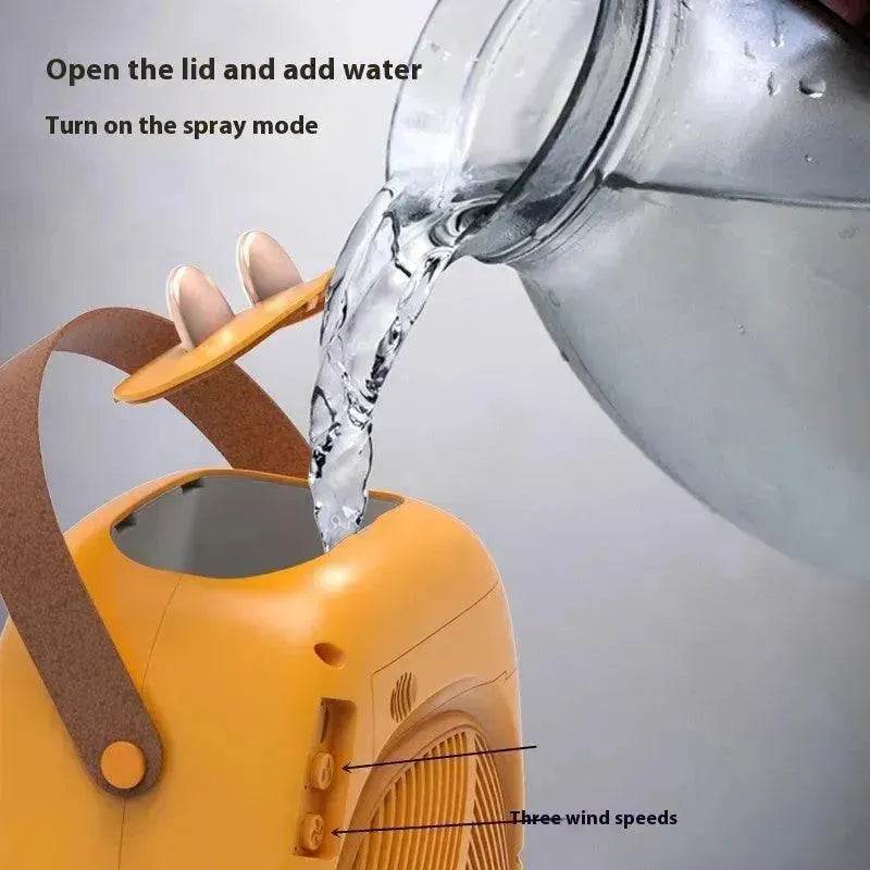Spray Fan Humidification Cooling USB Portable Mute Desktop Fan - EX-STOCK Canada