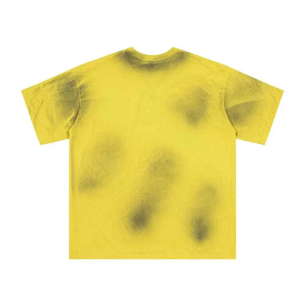 Spray Painting Dirty Letter Short Sleeve - EX-STOCK Canada