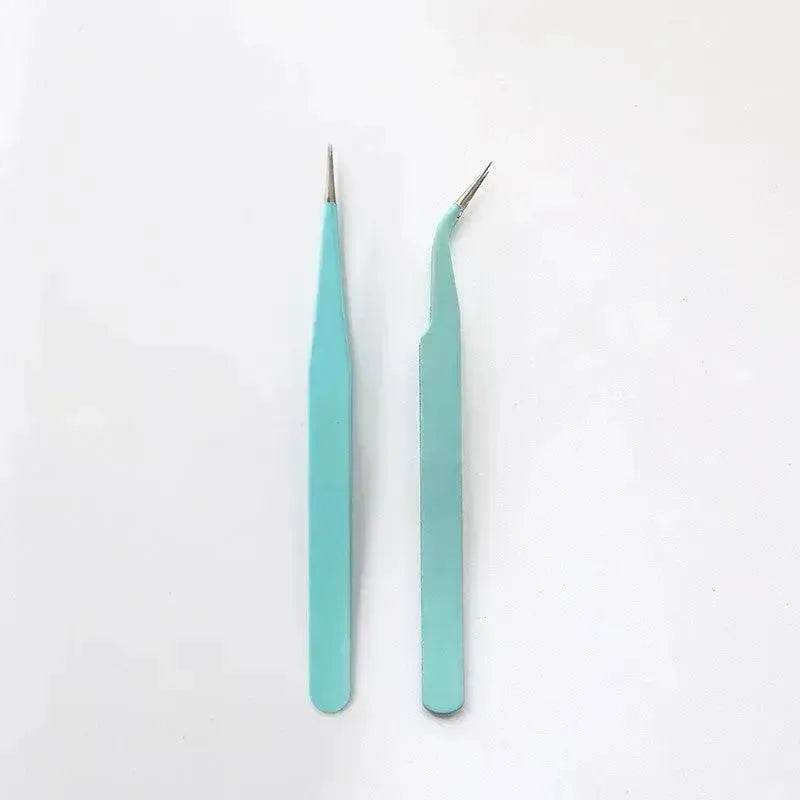 Stainless Steel Tweezers Macaron Colored Handbook And Paper Tape - EX-STOCK Canada
