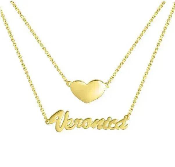 Sterling Silver Personalized Custom Jewelry Heart-shaped - EX-STOCK Canada