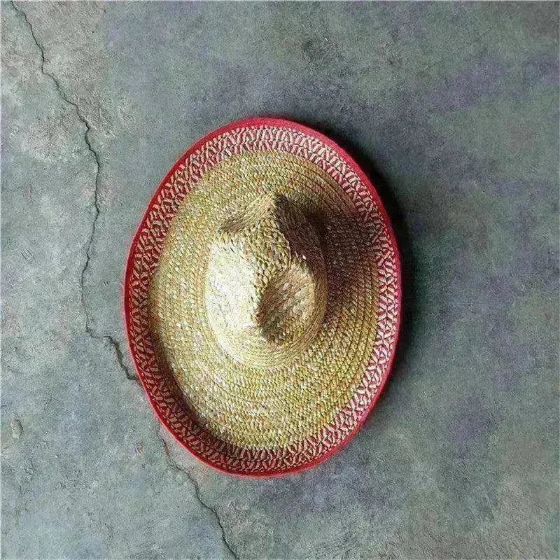 Straw Hats With Pointed Top And Big Brim Frills Are Best-selling Mexican Straw Hats - EX-STOCK CANADA