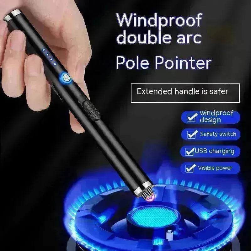 Strong Double Safety Windproof Burning Torch Kitchen Natural Gas Range Igniter - EX-STOCK CANADA