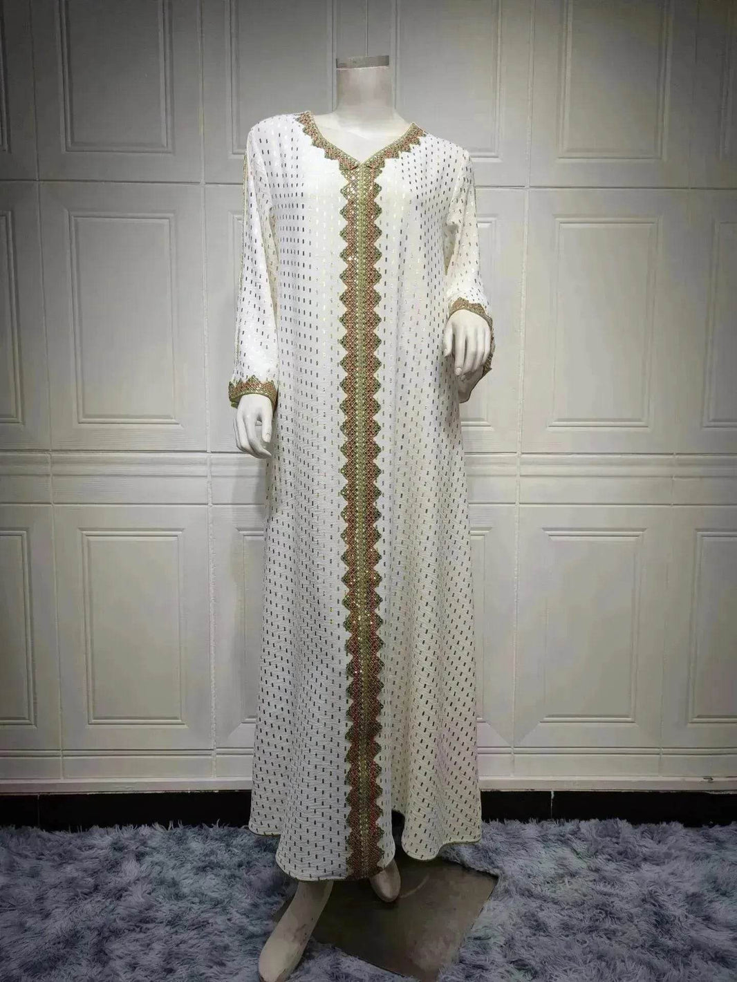 Summer Bronzing Arab Dubai Gown - EX-STOCK Canada
