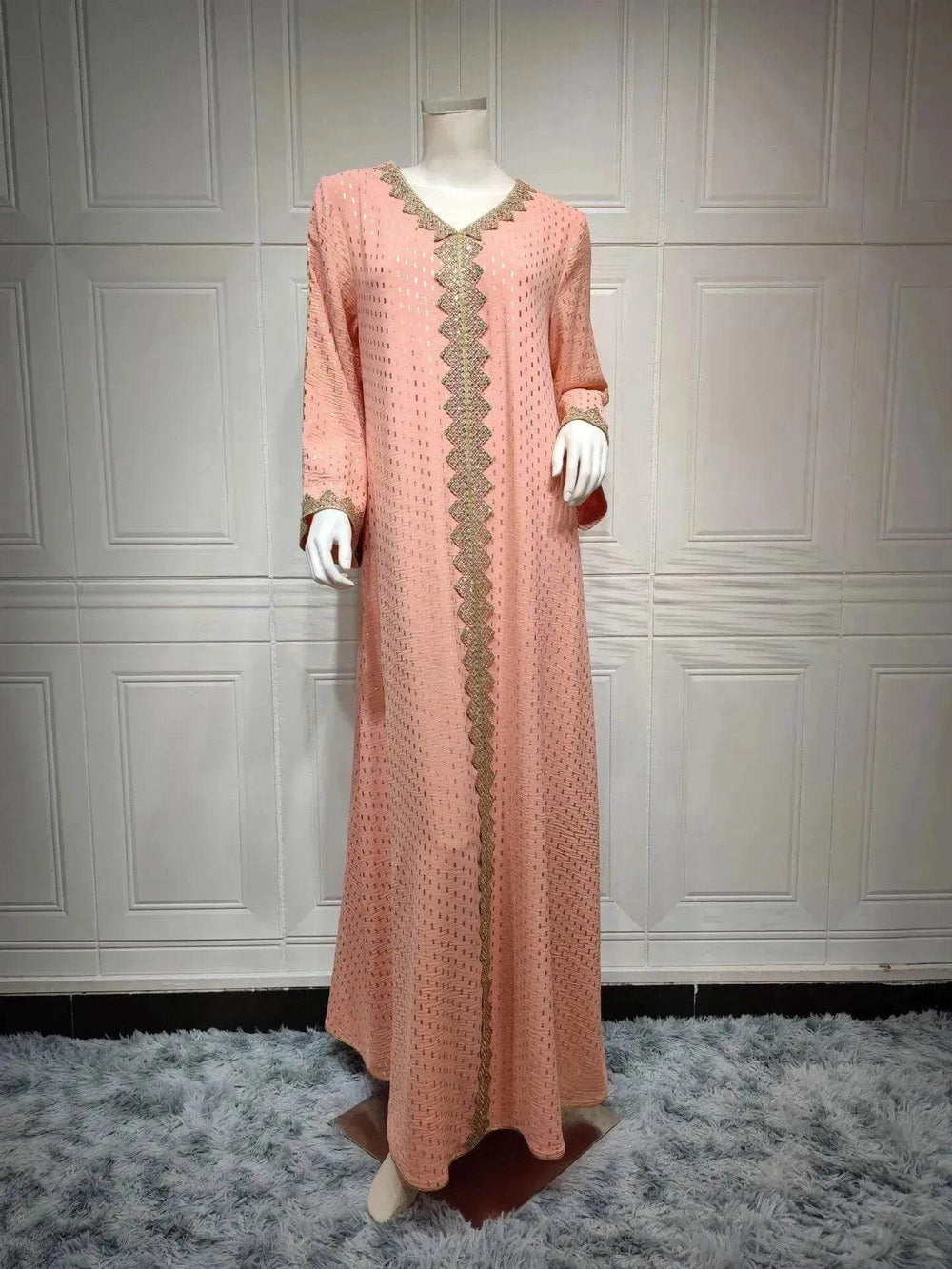 Summer Bronzing Arab Dubai Gown - EX-STOCK Canada