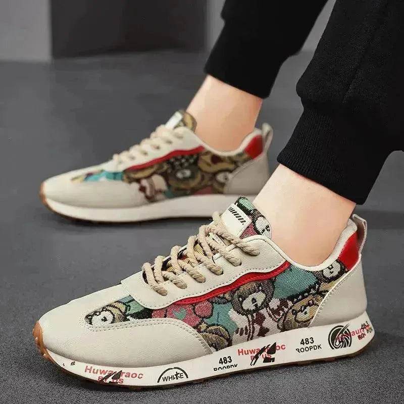 Summer Fashionable and Stylish Breathable Canvas Sports Casual Sneakers for Men - EX-STOCK Canada