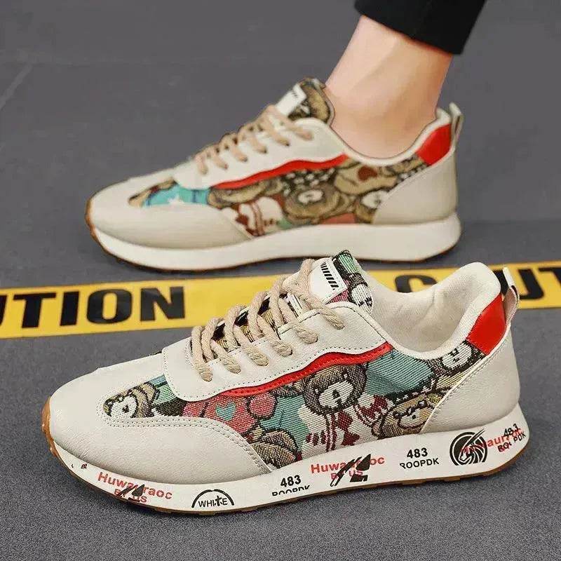 Summer Fashionable and Stylish Breathable Canvas Sports Casual Sneakers for Men - EX-STOCK Canada