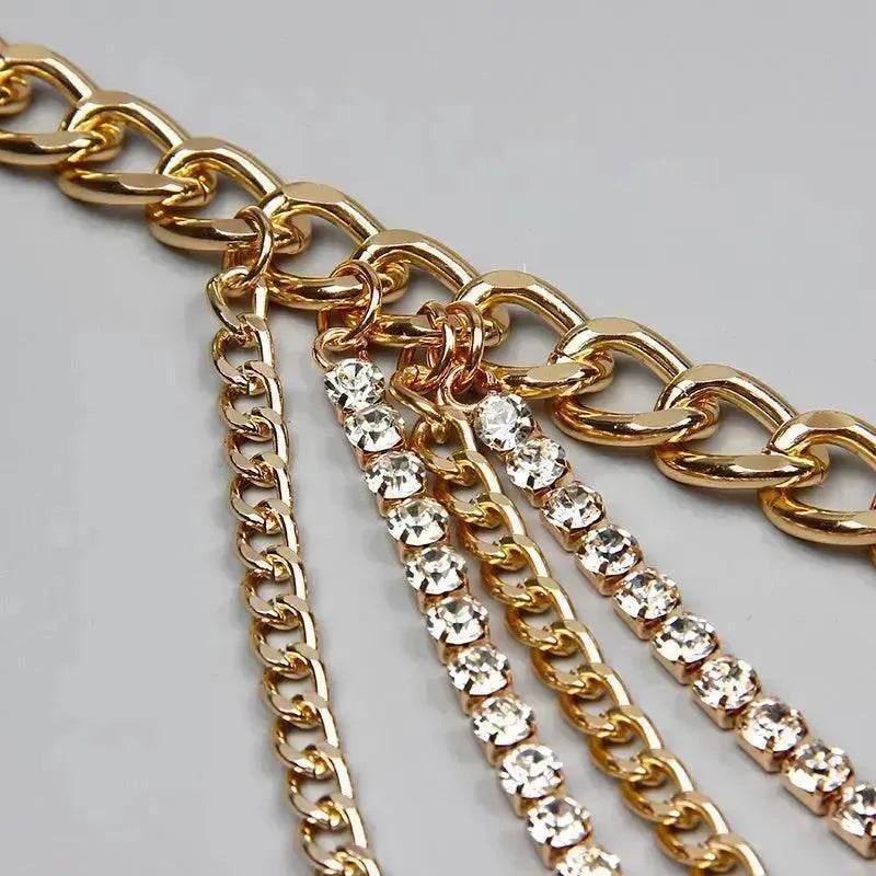 Summer Jewelry Hot Pants Chain Multilayer Chain Gold Fashion Jeans Hip Hop Punk Street Shooting Accessories Waist Chain Women - EX-STOCK Canada