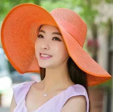 Summer Korean version of the tide hat female folding summer beach hat sun hat - EX-STOCK Canada
