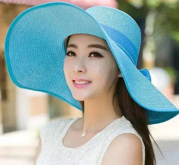 Summer Korean version of the tide hat female folding summer beach hat sun hat - EX-STOCK Canada