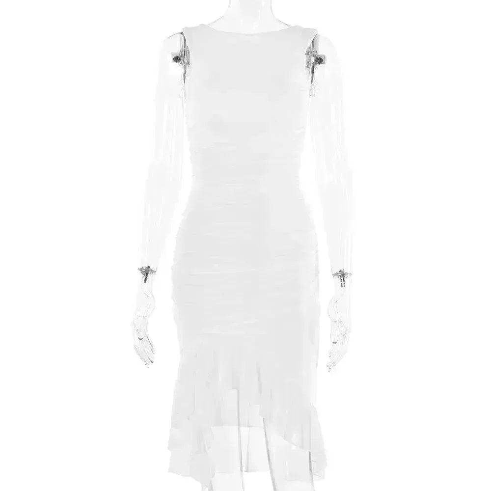 Summer Slim Skinny Sleeveless Dress For Women Fashion Party Club Dresses - EX-STOCK Canada