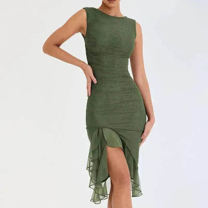 Summer Slim Skinny Sleeveless Dress For Women Fashion Party Club Dresses - EX-STOCK Canada