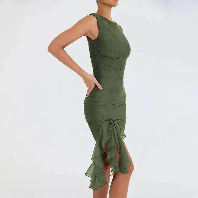 Summer Slim Skinny Sleeveless Dress For Women Fashion Party Club Dresses - EX-STOCK Canada