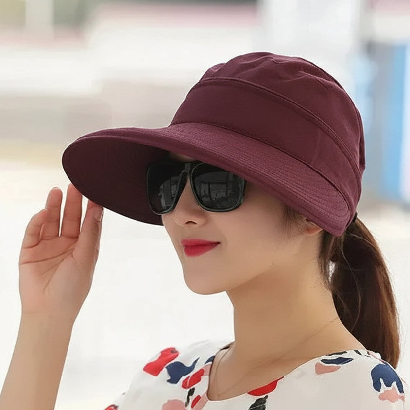 Parasol d'été pour femmes Chapeau d'été pliable - EX-STOCK CANADA