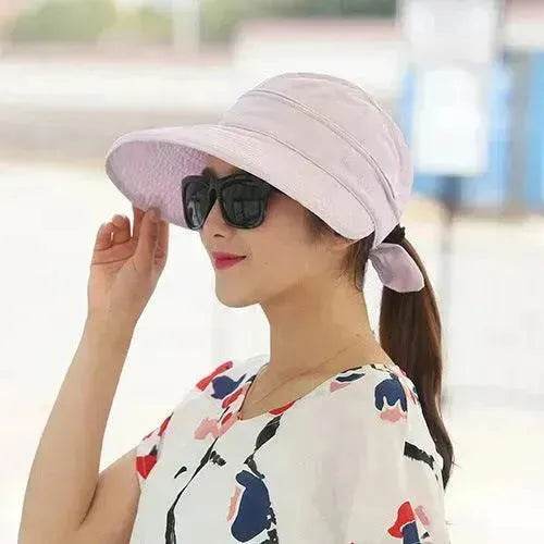 Summer Sunshade Ladies Foldable Summer Hat - EX-STOCK Canada