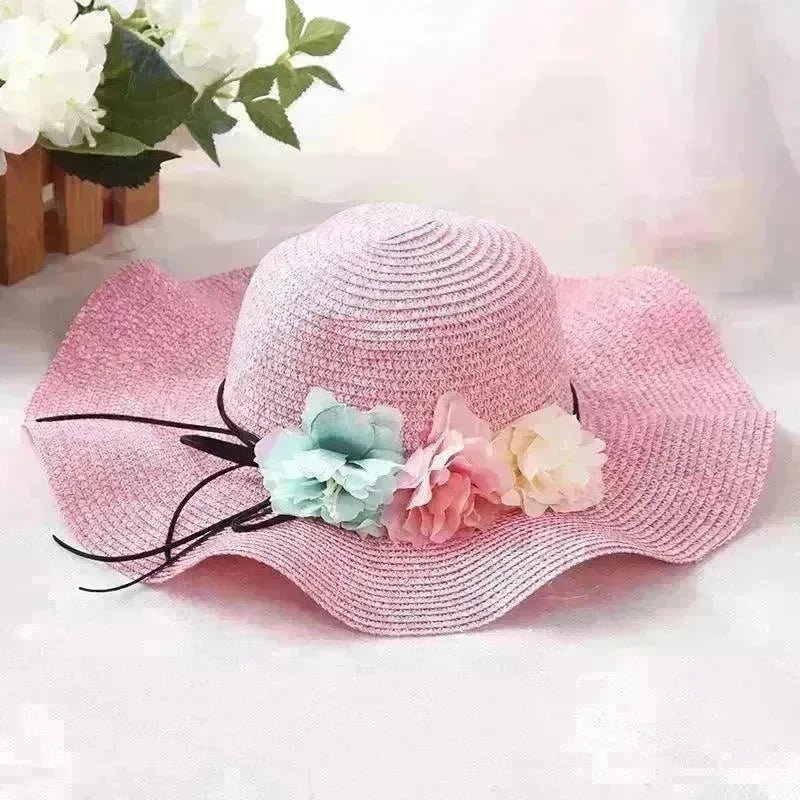Summer wreath parent-child hat - EX-STOCK CANADA