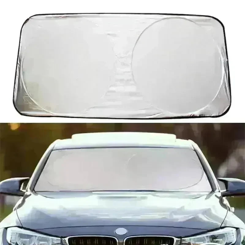 Sun block coated silver cloth material double circle - EX-STOCK CANADA