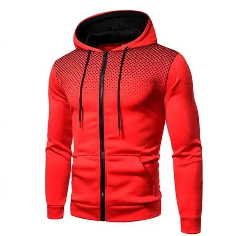 Sweater Men's Sports Fitness Zip-up Shirt - EX-STOCK Canada