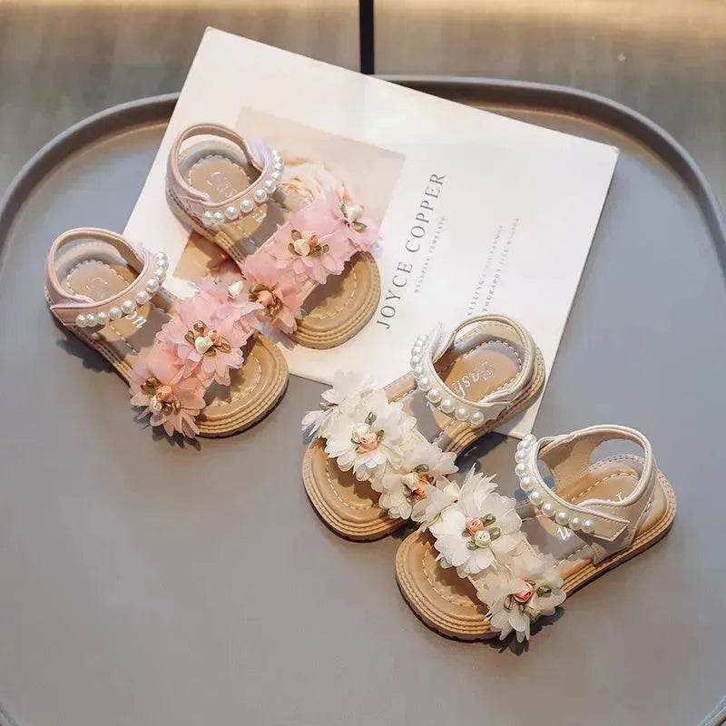 Sweet Flowers Kids Sandals Girls Versatile Soft Toddler Shoes - EX-STOCK Canada