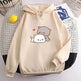 Teen's Candy Colors Cute Kawaii Loose Hoodie Sweater - EX-STOCK Canada