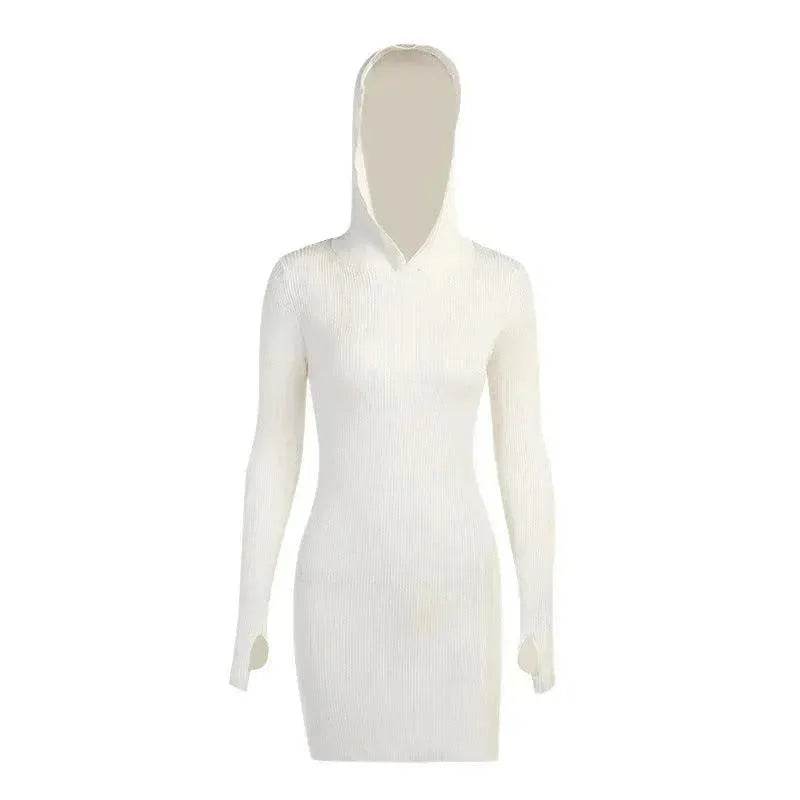 Temperament Commuter Knitted Solid Color Cotton Hood - EX-STOCK Canada