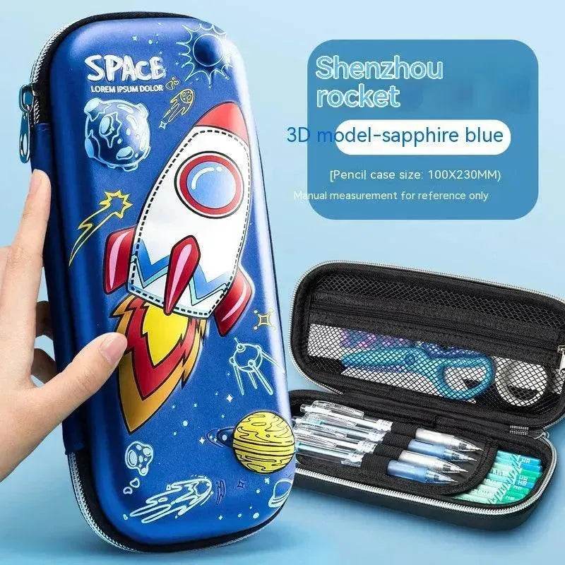 Three-dimensional Pencil Case Primary School Kindergarten Cartoon Large Capacity Pencil Case Pencil Box - EX-STOCK Canada