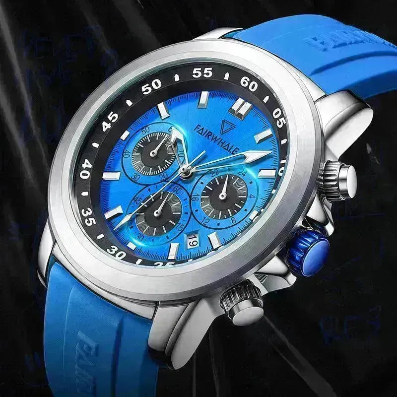 Three Eyes And Six Needles Multifunctional Daytona Watch - EX-STOCK CANADA