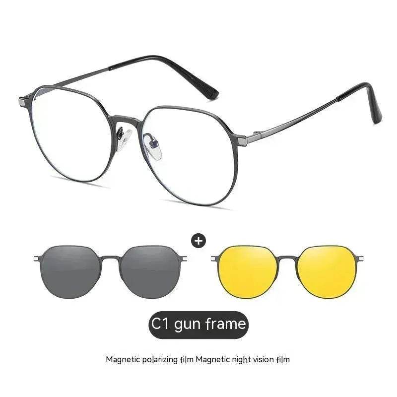 Three-in-one Polarized Sunglasses Magnetic Suction - EX-STOCK Canada