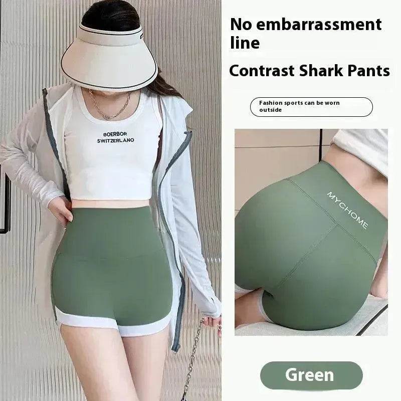 Three-point Shark Pants Women's Hip Lifting Sports Shorts - EX-STOCK Canada