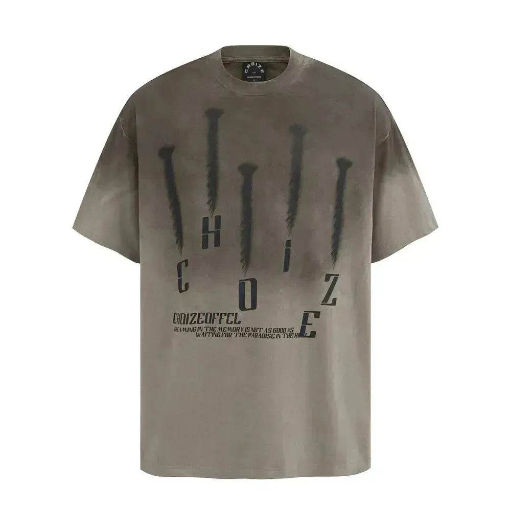 Tie-dye Gradient Dirty Short Sleeve - EX-STOCK Canada