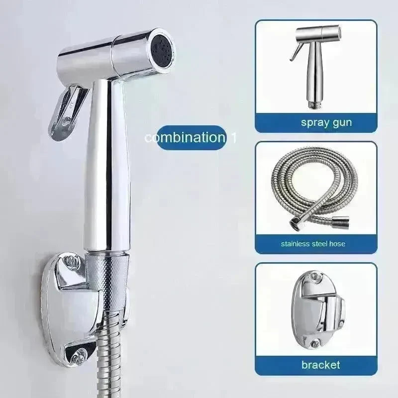 Toilet Spray Cleaner ABS Plastic Body Washing Nozzle Toilet Spray Gun Washer Suit - EX-STOCK CANADA