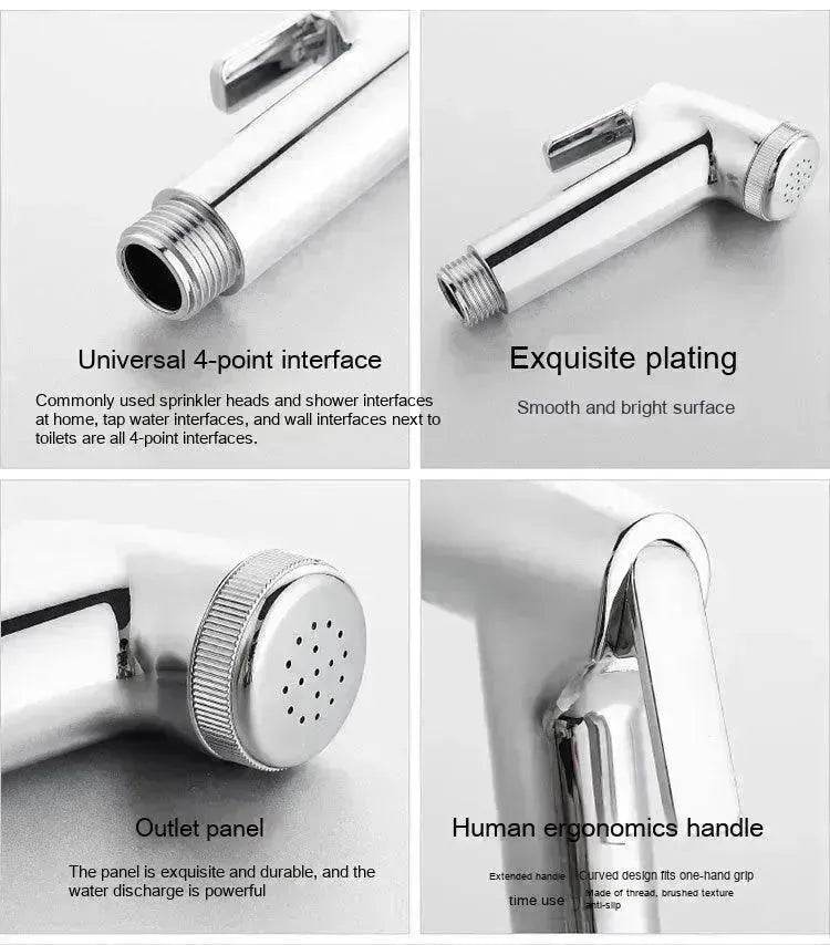 Toilet Spray Cleaner ABS Plastic Body Washing Nozzle Toilet Spray Gun Washer Suit - EX-STOCK Canada