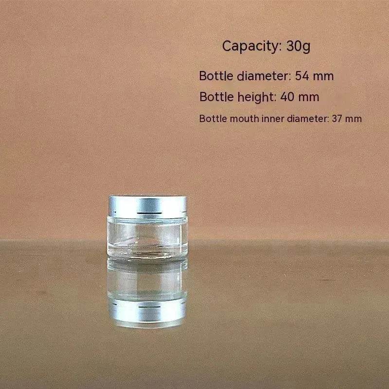 Transparent Face Cream Bottle Glass Cosmetics - EX-STOCK Canada