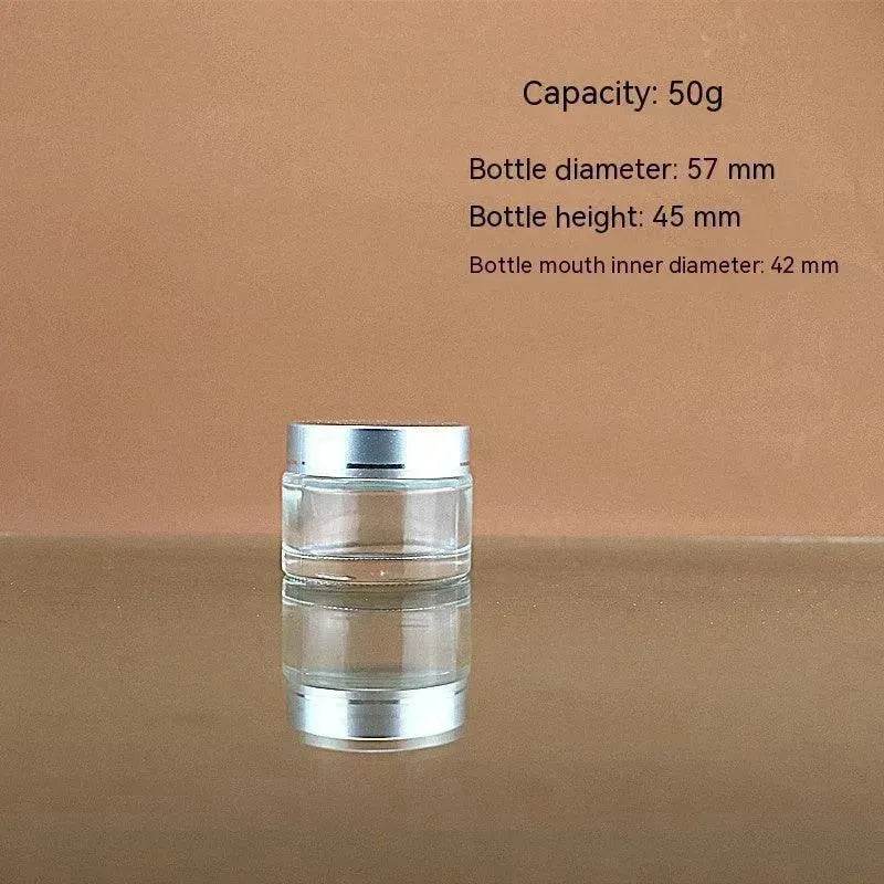 Transparent Face Cream Bottle Glass Cosmetics - EX-STOCK Canada