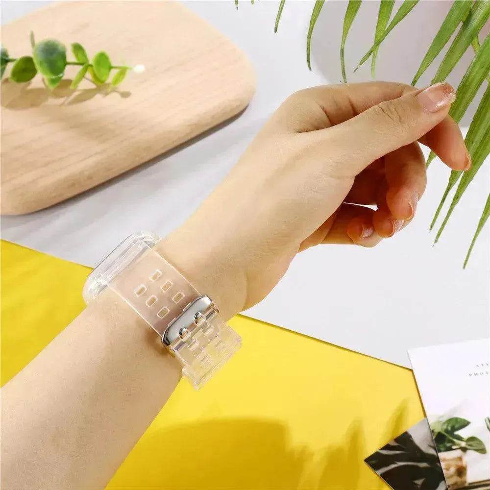 Transparent TPU Protective Candy Glacier One Smart Watch Strap Watch Band - EX-STOCK Canada
