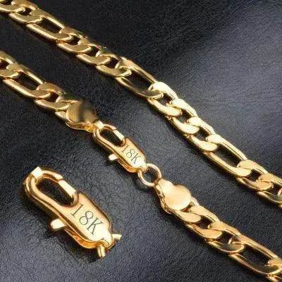 Trend Necklace Silver Painted 18k gold 8MM - EX-STOCK Canada
