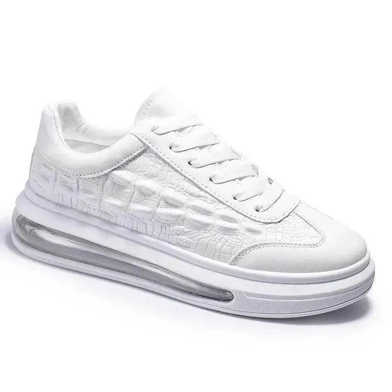 Trendy Leather Men's Shoes Fashion Casual Sneakers - EX-STOCK Canada
