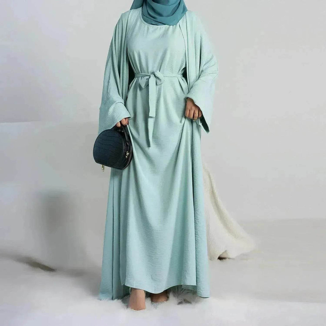 Turkey Dubai Solid Color Two-piece Suit - EX-STOCK Canada