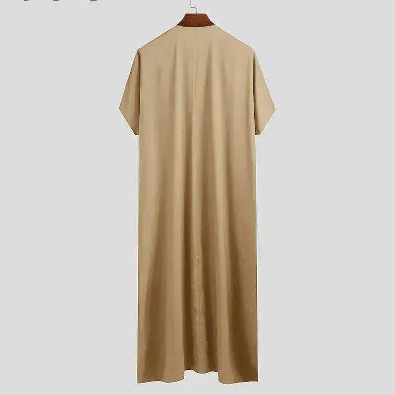 Fashionable and Elegant Tuxedo Malaysian Man Shirt Arab Robe Moroccan Men's Jalabiya - EX-STOCK Canada