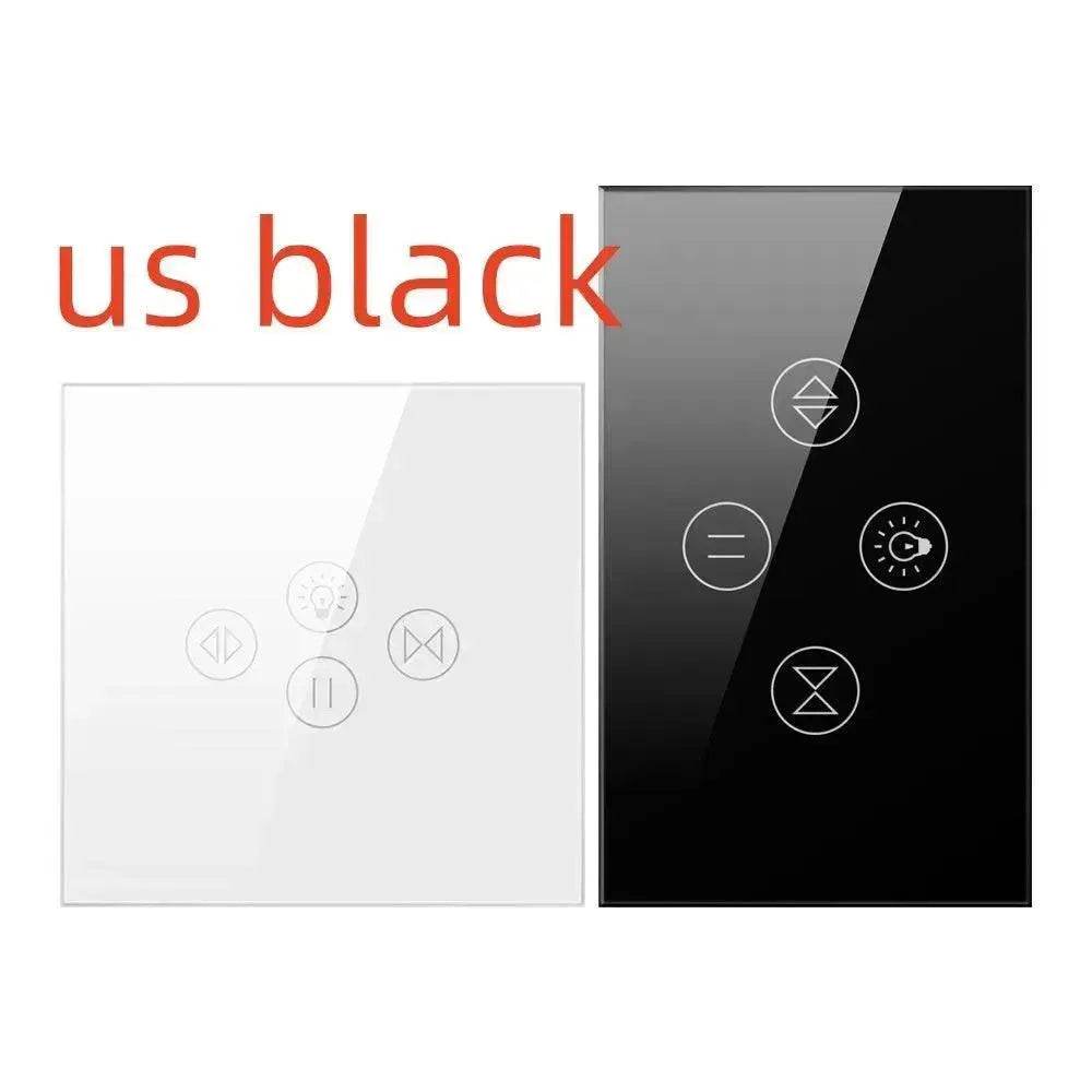 Tuya Smart WiFi Roller Shutter Curtain Light Wall Switch Voice Control Work With Alexa - EX-STOCK Canada