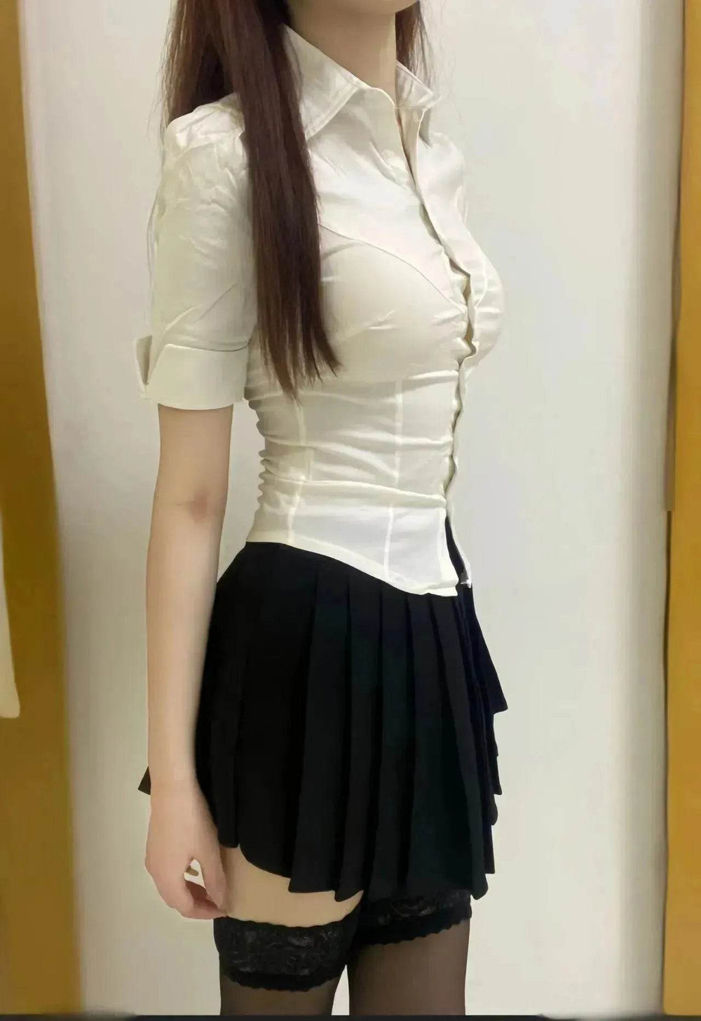 Uniform Slim Top Waist Elastic Women - EX-STOCK Canada