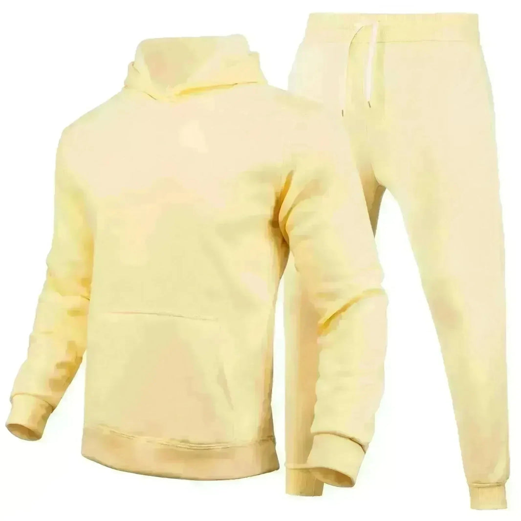 Unisex Casual European Size Blank Solid Color Set - EX-STOCK CANADA