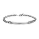 Unisex Titanium Steel Curved Plate Rose Gold Plated Bracelet - EX-STOCK Canada