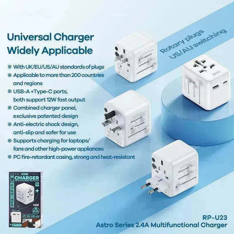 Universal Multi-functional Power Surge Protector Adapter - EX-STOCK Canada