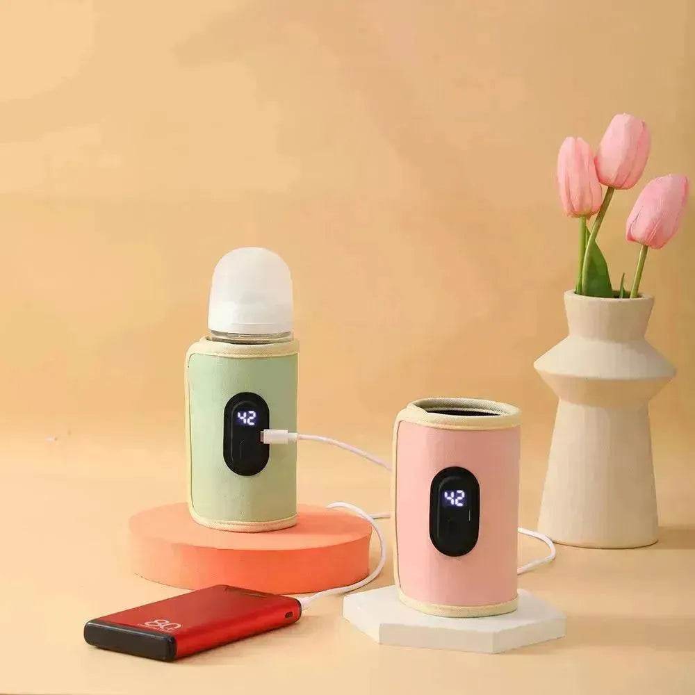 USB Intelligent Temperature Control Portable Milk Bottle Insulation Cover - EX-STOCK Canada