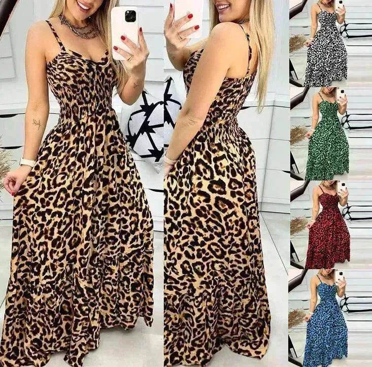 V-neck Brace Dress High Waist Temperament - EX-STOCK Canada