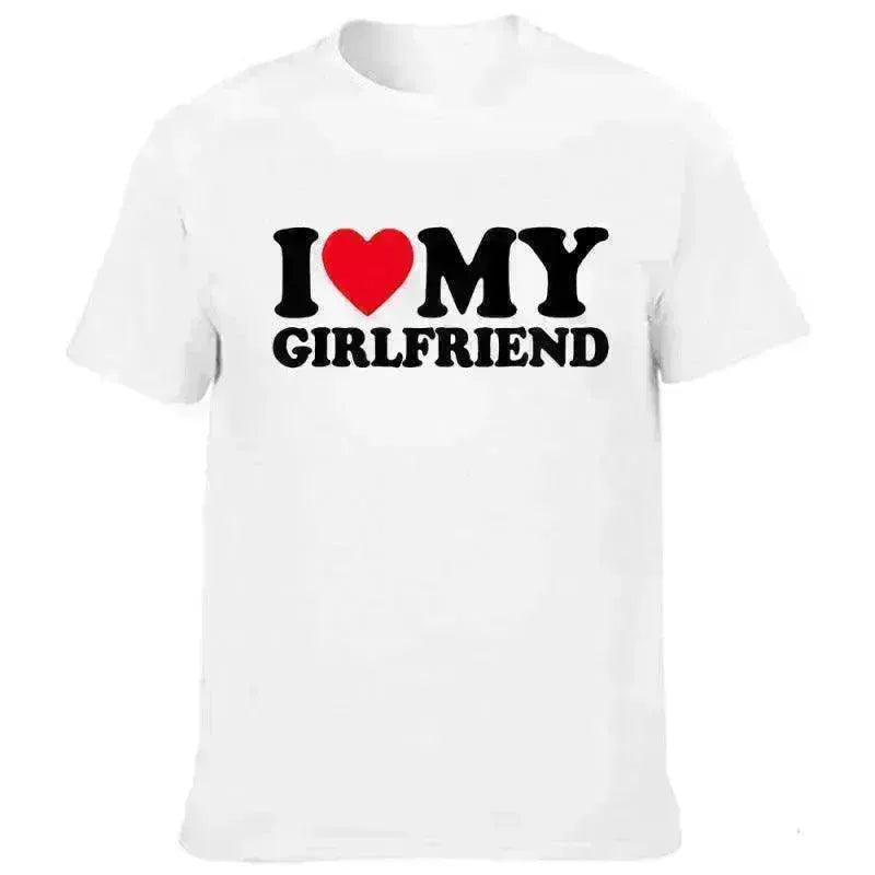Valentine's Day I Love My Girlfriend Men's T-shirt - EX-STOCK CANADA