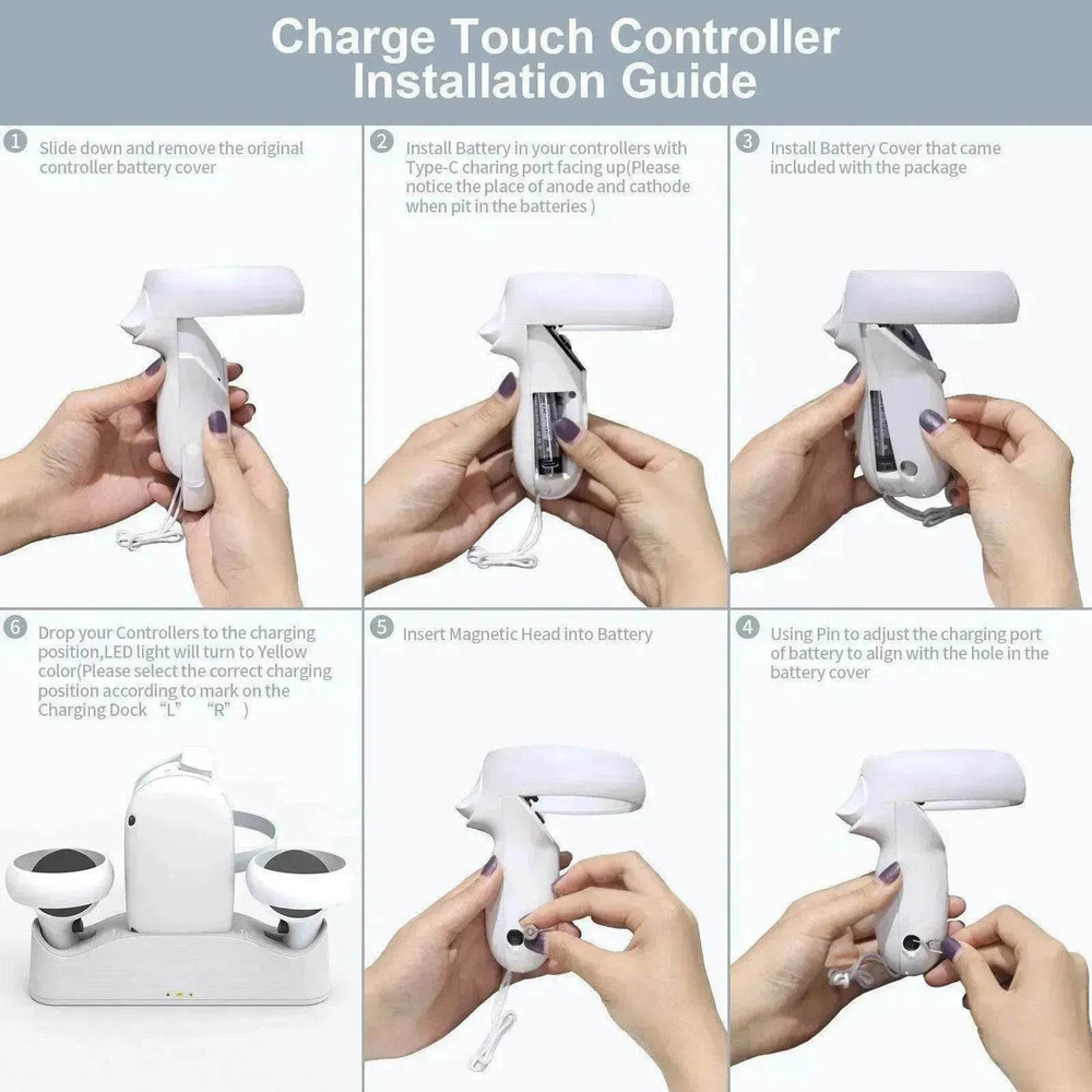 VR Glasses Handle Magnetic Charging Base - EX-STOCK Canada