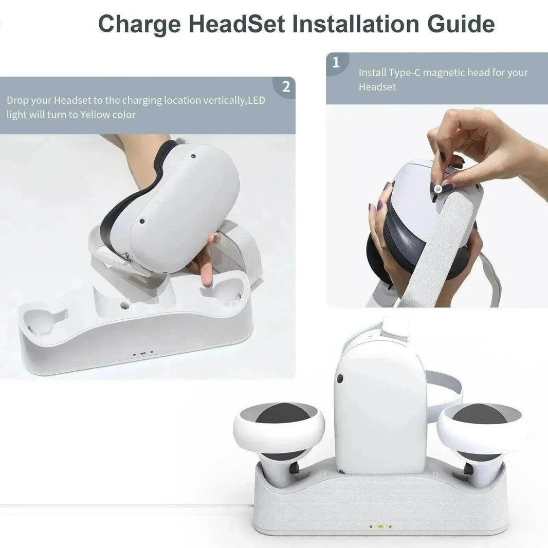 VR Glasses Handle Magnetic Charging Base - EX-STOCK Canada